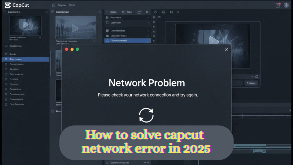 network error capcut